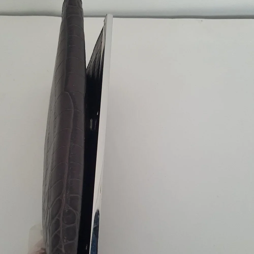 MICHAEL KORS JET SET CHARM LARGE WALLET ON A CHAIN BROWN  Leather Crocodile - Picture 6 of 16